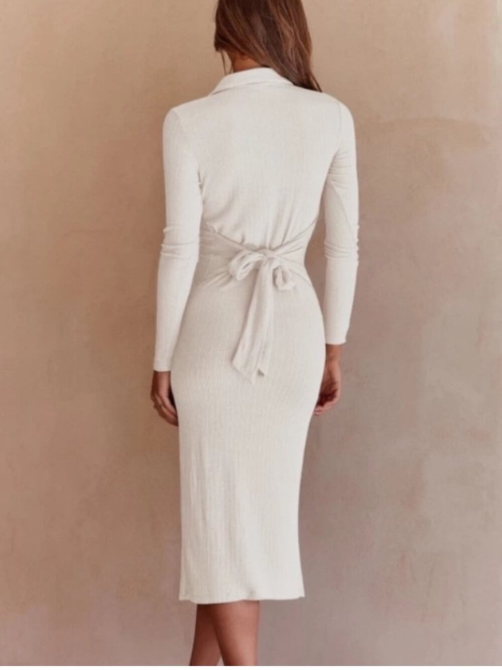 FOREVER 21 Midi Ribbed Dress M